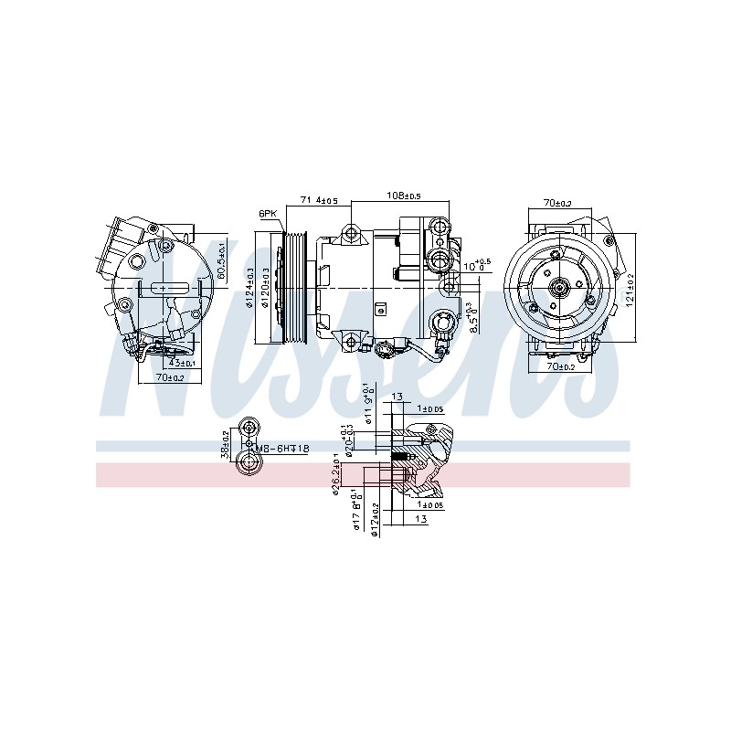 Compresseur De Clim Pour Opel Chevrolet Vauxhall 13250608 13271268 13346489