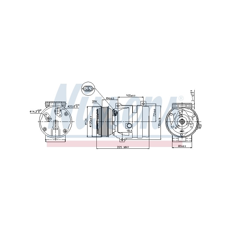 Compresseur De Clim Pour Renault Opel Nissan Vauxhall 4417713 4422137 4418575