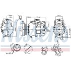 Compresseur De Clim Pour Audi A4 A5 A6 A7 Q5 4F0260805AJ 4G0260805B 8E0260805AS