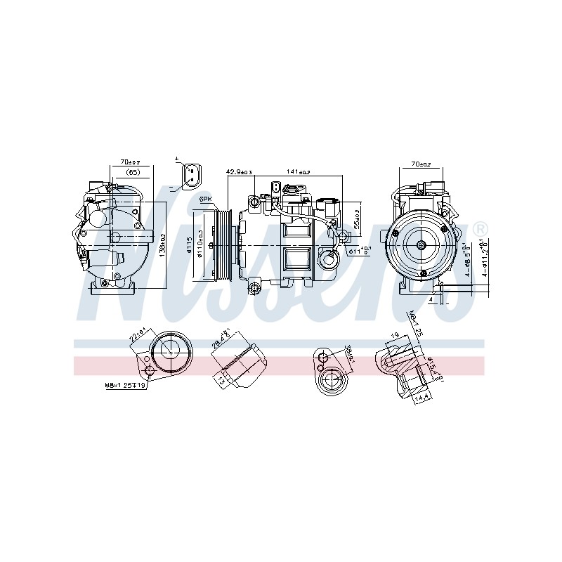Compresseur De Clim Pour Audi A4 A5 A6 A7 Q5 4F0260805AJ 4G0260805B 8E0260805AS