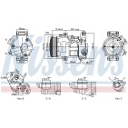 Compresseur De Clim Pour Toyota Auris Avensis Corolla RAV 4 III Verso 8831002400