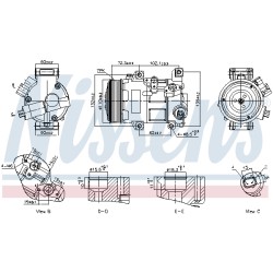 Compresseur De Clim Pour Toyota Auris Avensis Corolla RAV 4 III Verso 8831002400