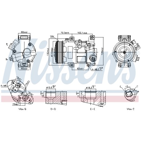 Compresseur De Clim Pour Toyota Auris Avensis Corolla RAV 4 III Verso 8831002400