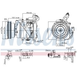 Compresseur De Clim Pour Toyota Avensis Picnic RAV 4 II 4472203402 4472203403