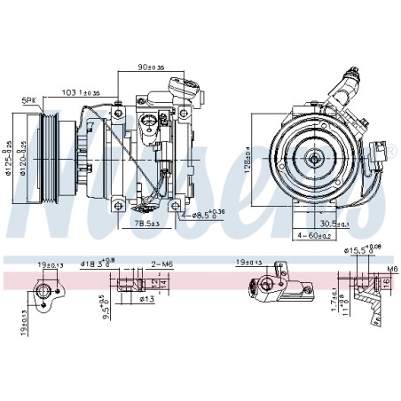 Compresseur De Clim Pour Toyota Avensis Picnic RAV 4 II 4472203402 4472203403