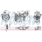 Compresseur De Clim Pour Renault Dacia Nissan 8201025121 926003VC6B 926001686R
