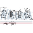 Compresseur De Clim Pour Opel Insignia A Saab Vauxhall PXE161604 PXE161604P