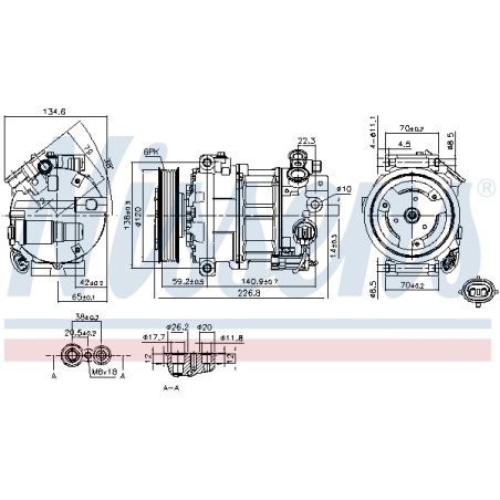 Compresseur De Clim Pour Opel Insignia A Saab Vauxhall PXE161604 PXE161604P