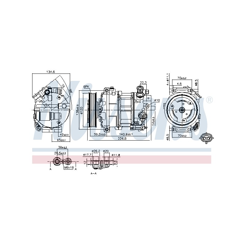Compresseur De Clim Pour Opel Insignia A Saab Vauxhall PXE161604 PXE161604P