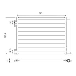 Condenseur de Clim Pour Renault Dacia Nissan Juke Micra V 92100-5FA0A 921005FA0A