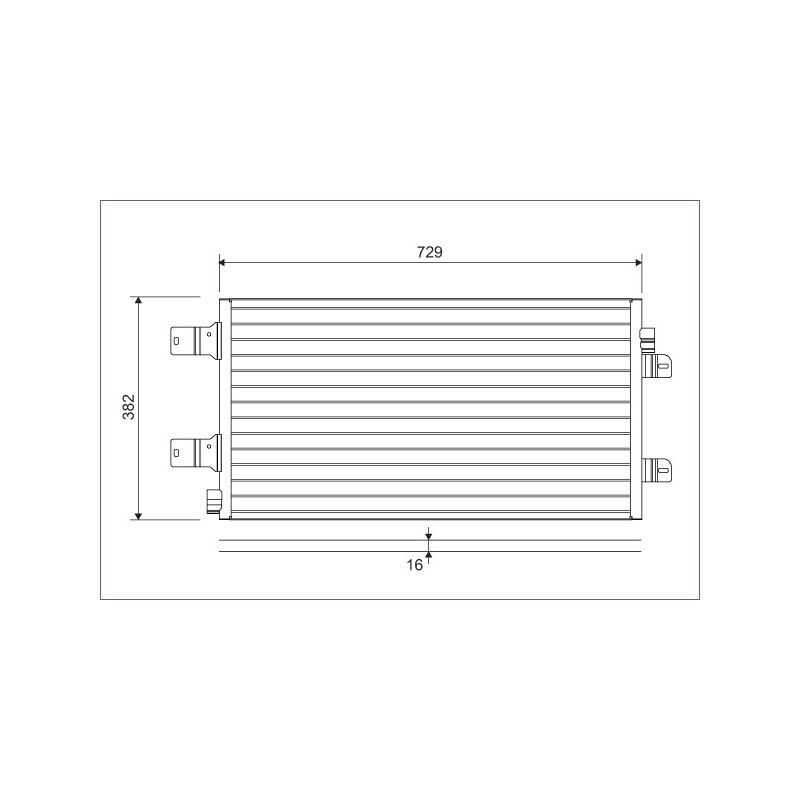 Condenseur de Clim Pour Renault Opel Nissan Vauxhall 7701066110 4417246 93190132