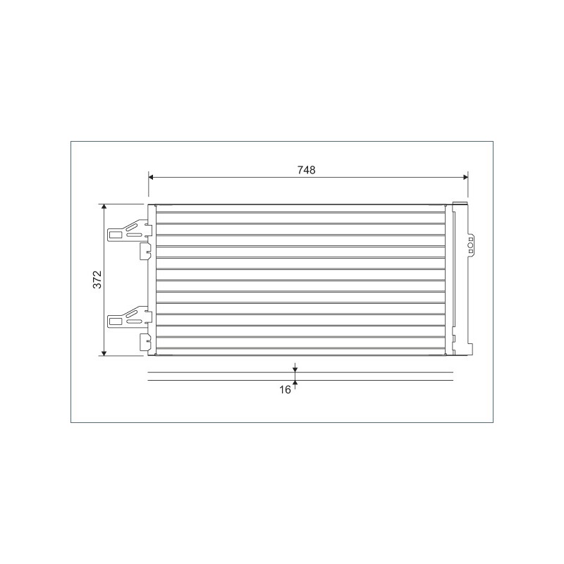 Condenseur de Clim Pour Peugeot Opel Fiat Citroën 6455-HE 1630631880 1361236080