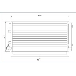 Condenseur de Clim Pour Renault Fluence Grand Scénic III Megane CC 921000005R