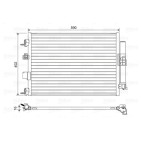 Condenseur de Clim Pour Ford C-Max II Focus III Grand Kuga Tourneo DV6119710AC