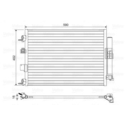 Condenseur de Clim Pour Ford C-Max II Focus III Grand Kuga Tourneo DV6119710AC
