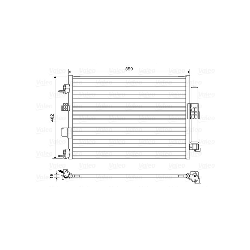 Condenseur de Clim Pour Ford C-Max II Focus III Grand Kuga Tourneo DV6119710AC