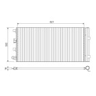 Condenseur de Clim Pour Renault Duster Dacia Duster 8200880551 921008028R