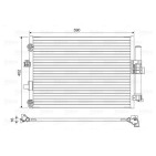 Condenseur de Clim Pour Ford C-Max II Focus III Grand BV6119710BA BV6119710BB