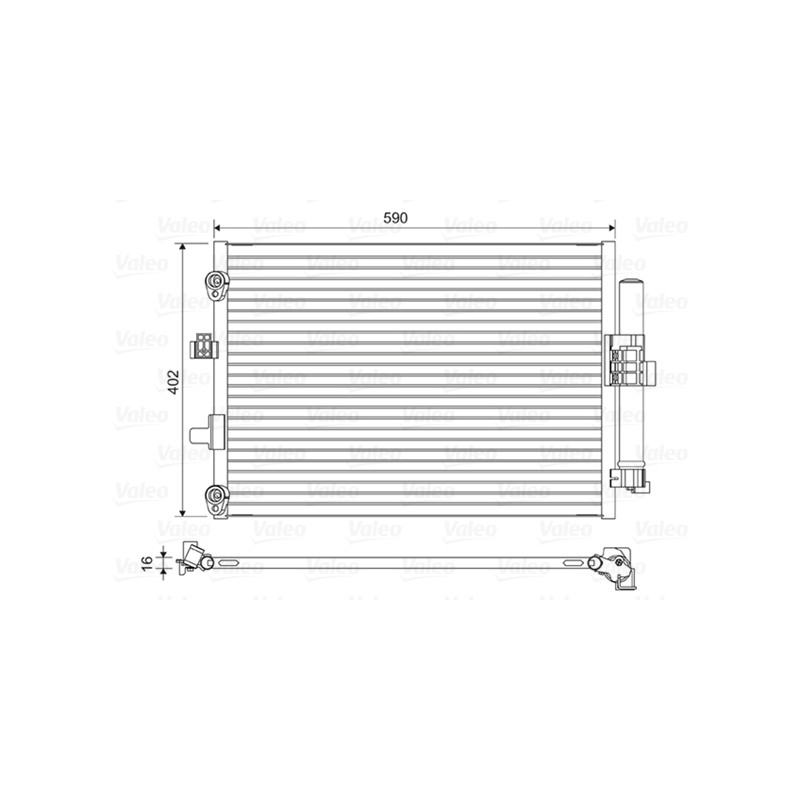 Condenseur de Clim Pour Ford C-Max II Focus III Grand BV6119710BA BV6119710BB