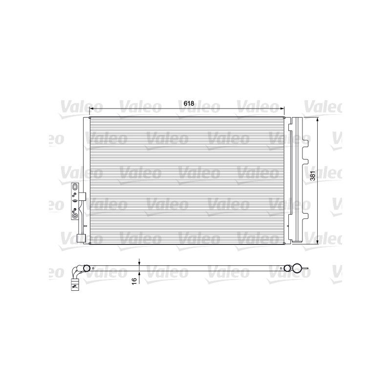 Condenseur de Clim Pour BMW X3 X4 64539216143 9216143
