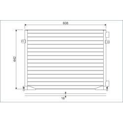 Condenseur de Clim Pour Renault Opel Nissan Vauxhall 27650-00QAG 4408429 4408646