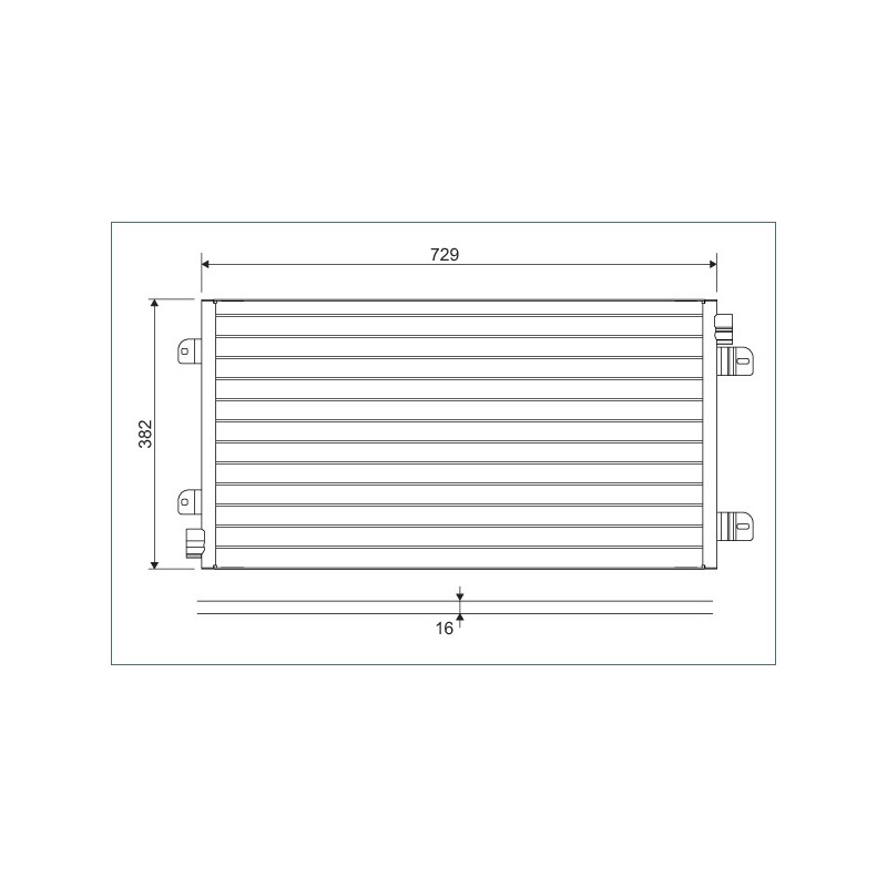 Condenseur de Clim Pour Renault Opel Nissan Vauxhall 7701057122 4401424 93179746