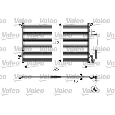 Condenseur de Clim Pour Cadillac Hyundai Saab 9-3 9-3X 9-Mar 12793296 12793295