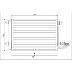Condenseur de Clim Pour VW Audi Seat Skoda 1K0820411N 1K0820411AK 1K0820411P