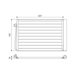 Condenseur de Clim Pour BMW Série 5 E60 E61 6 E63 E64 7 E65, E66, E67 2282939