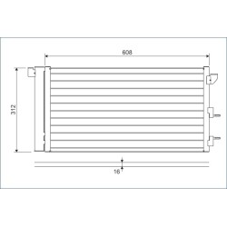 Condenseur de Clim Pour Fiat Panda 46798100 51767143 51767144 51960726