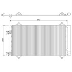 Condenseur de Clim Pour Peugeot Citroën DS 6455CX 6455-EW 1610161980 6455EV