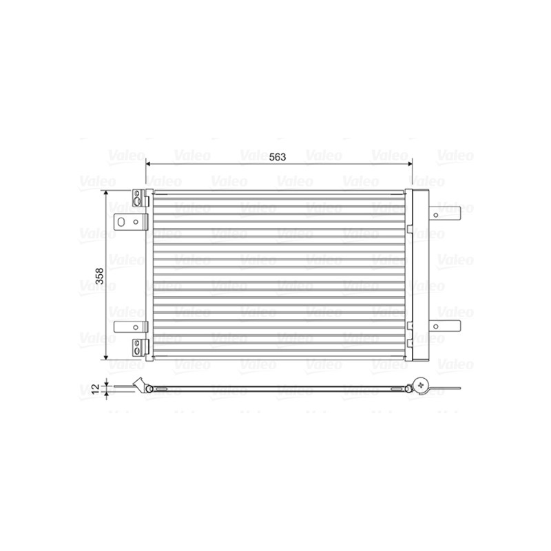 Condenseur de Clim Pour Peugeot Opel Fiat Toyota 1626267380 3552498 9816746580