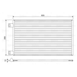 Condenseur de Clim Pour Renault Kangoo MERCEDES Citan Vaneo