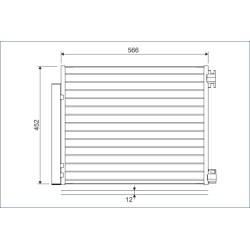 Condenseur de Clim Pour Renault Grand Kangoo III Scénic IV Megane 921001829R