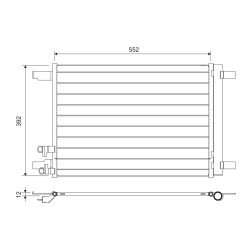 Condenseur de Clim Pour VW Audi Seat Skoda 5Q0816411BC 5Q0816411BL 5WA816411A
