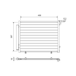 Condenseur de Clim Pour Ford Ecosport Fiesta VII Puma Tourneo Transit 2113906