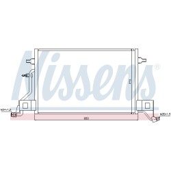 Condenseur de Clim Pour Audi A6 4B3260403 4B3260403G 4B3260403H 8B0.260.403E