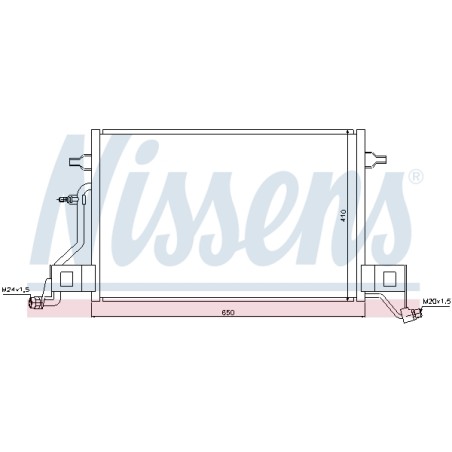 Condenseur de Clim Pour Audi A6 4B3260403 4B3260403G 4B3260403H 8B0.260.403E