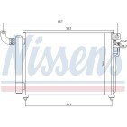 Condenseur de Clim Pour Kia RIO II 97606-1G300