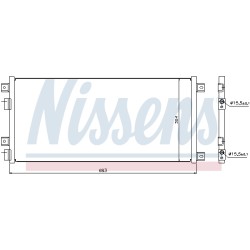 Condenseur de Clim Pour Iveco Daily III IV 504022601