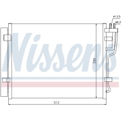 Condenseur de Clim Pour Hyundai i30 Kia Ceed Pro Cee'D