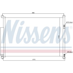 Condenseur de Clim Pour Suzuki Grand Vitara II 95310-64J00 95310-64J01