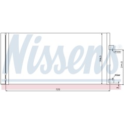 Condenseur de Clim Pour Renault Laguna III Latitude 921100002R 921000002R