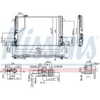 Condenseur de Clim Pour MERCEDES Classe C T-Model E GLK CLS SLK