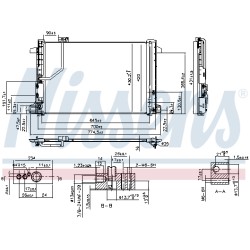Condenseur de Clim Pour MERCEDES Classe C T-Model E GLK CLS SLK