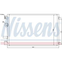 Condenseur de Clim Pour Nissan Qashqai +2 I 92100-JD500 92100JD51A