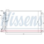 Condenseur de Clim Pour Nissan Qashqai +2 I Van 92100-BR40A 92100-JD700