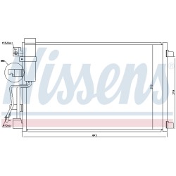 Condenseur de Clim Pour Nissan Qashqai +2 I Van 92100-BR40A 92100-JD700
