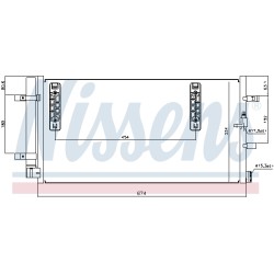 Condenseur de Clim Pour Audi A4 A5 A6 A7 Q5 8K0260403AE 8K0260403AF 8K0260403D