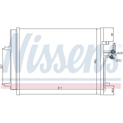 Condenseur de Clim Pour Ford Land Rover Volvo S60 II S80 7G9119710AB 7G9119710AC